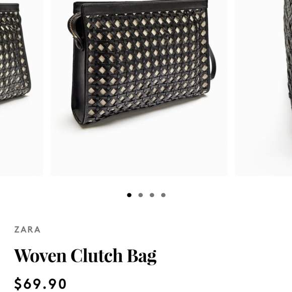 Zara Woven Clutch Bag - Picture 5 of 6